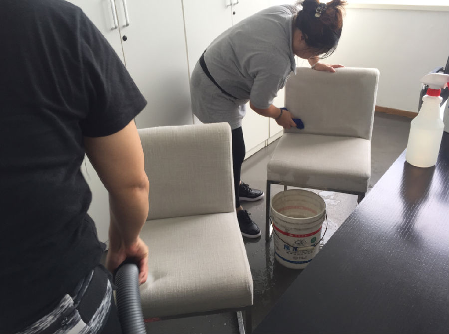 宜秀区沙发清洗案例