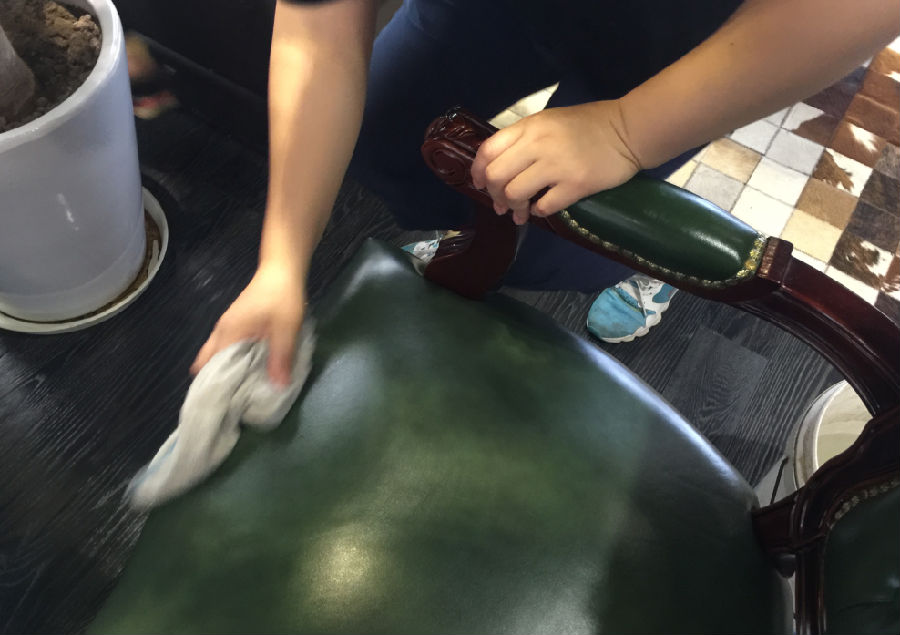 宜秀区家具清洗案例